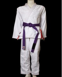 BJJ COMP WHITE STRIPE GI